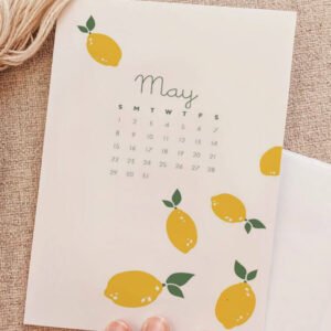 Calendar Postcard